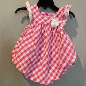 Pink Gingham Bubble